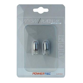 Mt-ptzch28-02b - Powertec Wy5w T10 12v 5w Wegde Chrome.