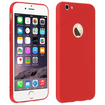 Carcasa Iphone 6 , Iphone 6s Forcell Soft Touch Silicona – Rojo