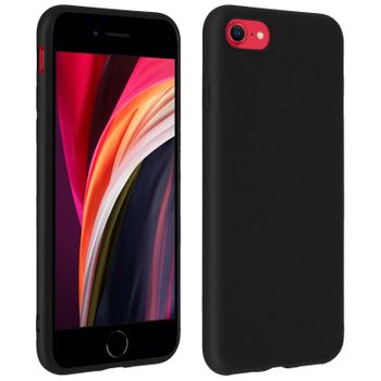 Carcasa Iphone 7 , Iphone 8 Forcell Soft Touch Silicona – Negro