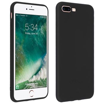 Carcasa Iphone 7 Plus / 8 Plus Forcell Soft Touch Silicona – Negro