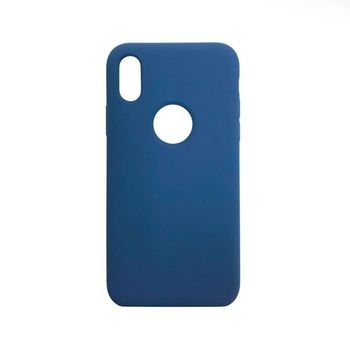 Funda Silicona Premium Apple Iphone Xs Max Azul