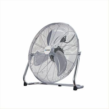 Ventilador de suelo, Blaupunkt, Ventilador silencioso 3 Velocidades, Tamaños 40cm, Potencia 90W., Cromado