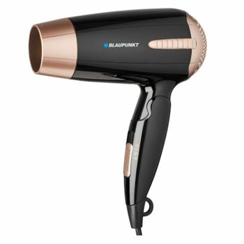 Blow Blaupunkt Secador De Pelo Con Dos Potencias De Soplado 1200 W Tres Niveles De Temperatura Mango Plegable Función De Aire Frío Negro/cobre