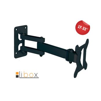 Soporte De Pared Con Brazo Articulado Para Tv De 32-55 - Giratorio,  Inclinable Y Extensible - Peso Max 35kg - Vesa 400x400mm Cromad con Ofertas  en Carrefour