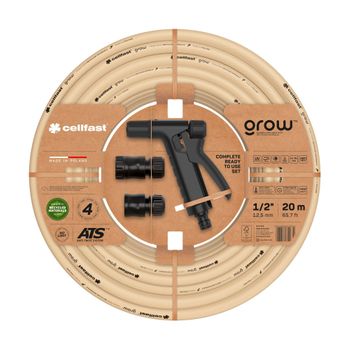 Set De Riego Grow De Diámetro 1/2"(12,5mm) Con Una Longitud De 20 Metros.