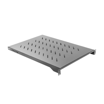 Bandeja Lanberg Fija 1u 483x750mm Hasta 15kg Rack De 19" Negro