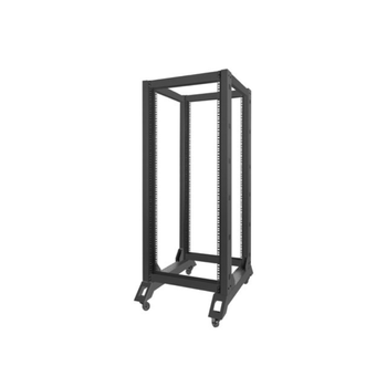 Armario Lanberg Abierto Rack 19" 27u 600x800 Negro