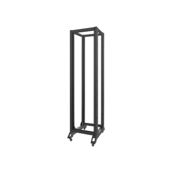 Armario Lanberg Open Rack 42 U 600x800 Negro