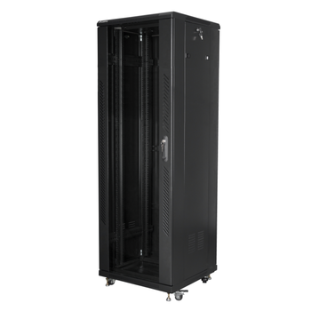 Armario Lanberg Rack 19" 37u 600x600 Flat Pack Black Negro