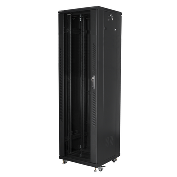 Armario Lanberg Rack 19" 42u 600x600 Flat Pack Black Negro