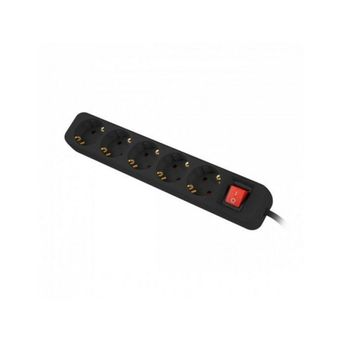 Regleta Ewent 5 Tomas Shucko Interruptor Individual Negro