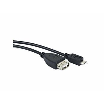 Cable Micro Usb Lanberg Oem-0006 Negro 15 Cm