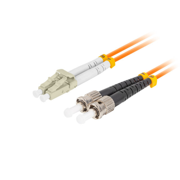 Fiber Optic Patchcord Mm St/upc-lc/upc Duplex 10m Lszh Om2 50/125 3.0mm Orange