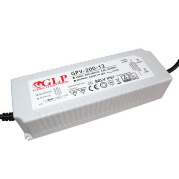 Fuente De Alimentación Estanca 12v Dc - 200w  - Ip67 - Glp