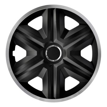 Spc1593bksv Sparco ® Tapacubos Torino 15 Negro/plata. con Ofertas