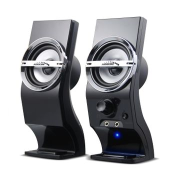 Altavoces Para Ordenador Pc Negros Usb 2 X 3 W