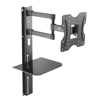 Soporte De Pared Para Pantalla Con Estante Para Dvd 23-42" A 30kg