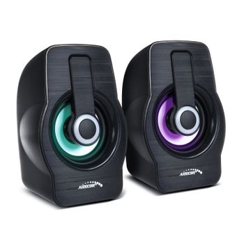 Altavoces 2.0 Usb Ordenador Portátil 6w Negro 4ω