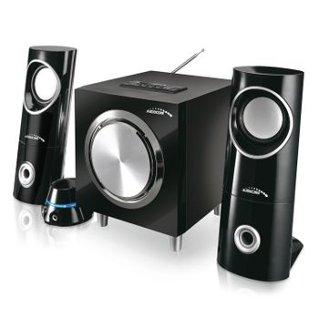 Altavoces Del Ordenador 2.1 Bluetooth Usb Sd Fm Jack