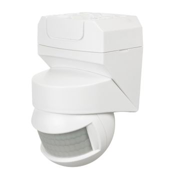 Sensor De Movimiento Crepuscular De Pared 180 ° + 360 ° 2000w Maclean Energy Mce295 Blanco