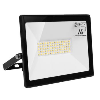 Proyector Led Slim 50w, 4000lm Blanco Cálido (3000k) Maclean Energy Mce550 Ww, Ip65, Premium