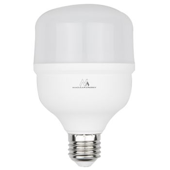 Maclean Mce302 Cw Bombilla Led, E27, 28 W, 220-240 V Ca, Blanco Frío, 6500 K, 2940 Lm,