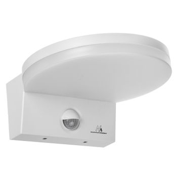 Maclean Mce344 W Lámpara Led Con Sensor De Movimiento, Sensor De Movimiento Pir, Blanco, 15w, Ip65, 1560lm, Blanco Neutro (4000k)