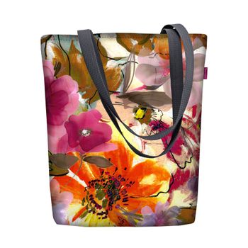 Bolsa De Hombro Hecha De Tejido  Sunny Garden