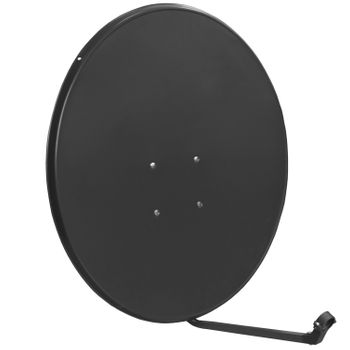 Maclean Mctv-929 Antena Parabólica Tv System, Acero Fosfatado, Grafito, 90  Cm, con Ofertas en Carrefour