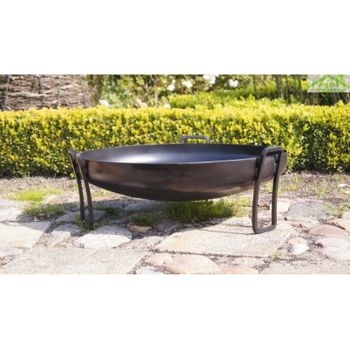 Brasero De Jardin Pan 60 Cm En Acier Naturel