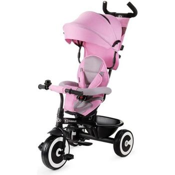 Kinderkraft - Aston Triciclo Progresivo Rosa - 9 Meses