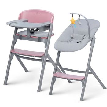 Trona 4 En 1 Con Hamaca Livy Convertible En Silla Hasta 110 Kg De Kinderkraft Aster Pink