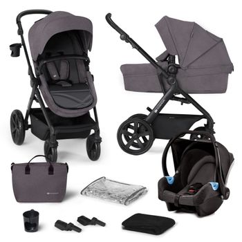 Carrito De Bebé Trio Convertible A-tour Hasta 22 Kg Dark Grey