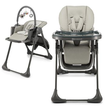 Trona Plegable 2 En 1 Tummie Grey