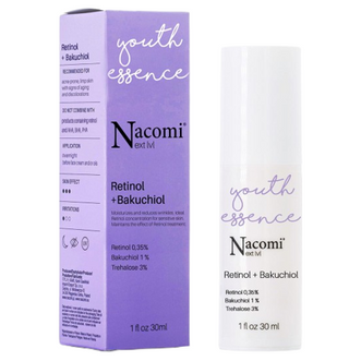 Nacomi Next Level Sérum Retinol 0,35% + Bakuchiol 1% 30 Ml