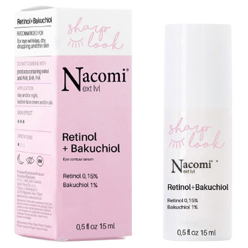 Nacomi Next Level Sérum Contorno De Ojos Retinol + Bakuchiol 15 Ml