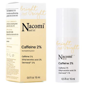 Nacomi Next Level Sérum Iluminador De Ojos Con Cafeína 2% 15 Ml