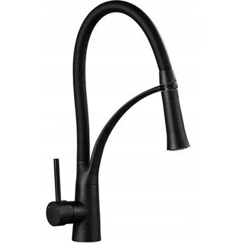 Grifo de cocina monomando con osmosis negro mate Capri Imex GOS002/NG -  MARCA MICE / IMEX