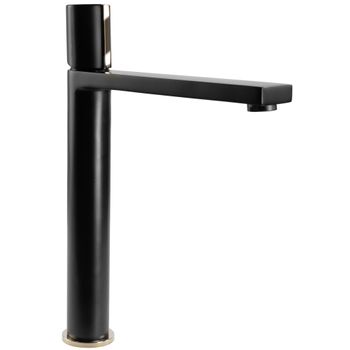 Grifo De Lavabo Rea Icon Black Gold High