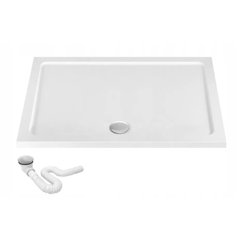 Plato De Ducha Rea Savoy White 80x100