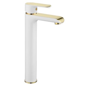 Grifo De Lavabo Rea Bloom White Gold High