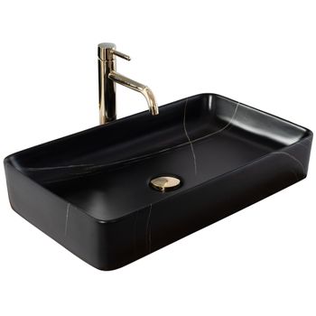 Lavabo Sobre Encimera Denis Black Stone Matt