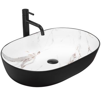 Lavabo Sobre Encimera Rea Cleo Black Aiax Matt