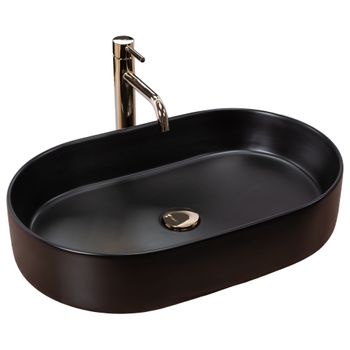 Lavabo Sobre Encimera Rea Black Matt