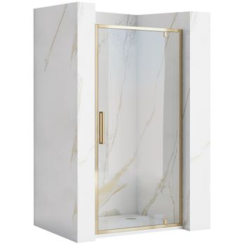 Puerta De Ducha Rea Rapid Swing Gold 90