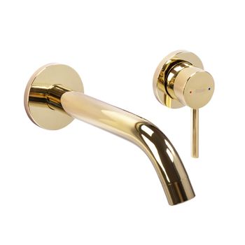 Grifo De Lavabo Empotrado Oculto Rea Owen Gold + Box