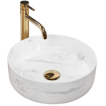 Lavabo Sobre Encimera Rea Sami Nature Marble