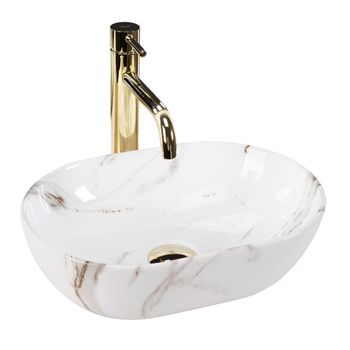 Lavabo Sobre Encimera Rea Amelia Mini Aiax Shiny