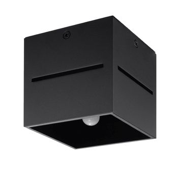 Sollux Sl.0207 Lámpara De Techo Lobo Negro