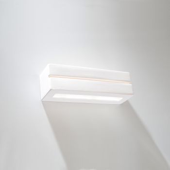 Aplique De Pared Vega Line Sollux   Blanco